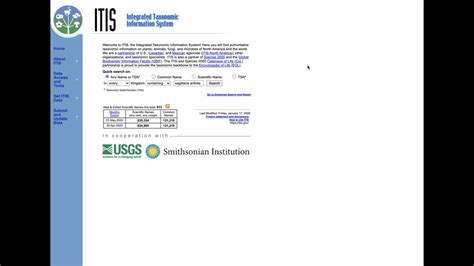 itis v2|integrated taxonomic information system.